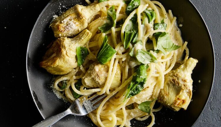 nd-lemon-spaghetti-with-roasted-artichokes-master768